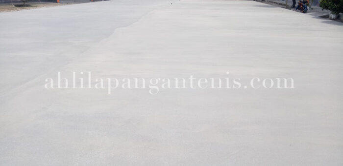 Detail Pengerjaan Lapangan Tenis