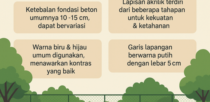 Mengulik Detail Lapangan Tenis yang Jarang Diketahui